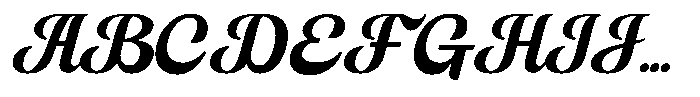 Strikies Sports Script Font UPPERCASE