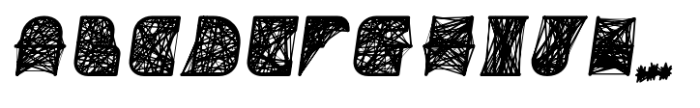 String Theory Bold Oblique Font UPPERCASE