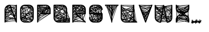 String Theory Medium Font UPPERCASE