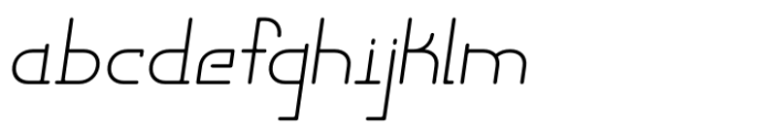 String Theory No String Oblique Font LOWERCASE