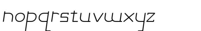 String Theory No String Oblique Font LOWERCASE