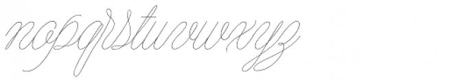 String Font LOWERCASE