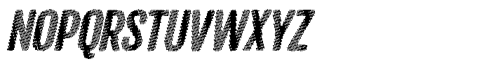 Strippie Italic Font UPPERCASE
