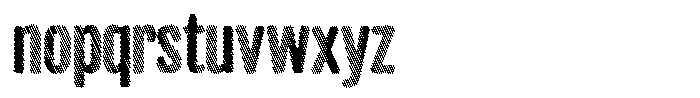 Strippie Regular Font LOWERCASE