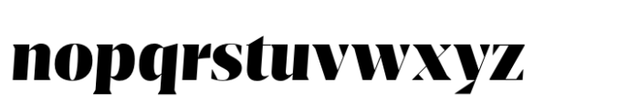 Striver Display Black Italic Font LOWERCASE