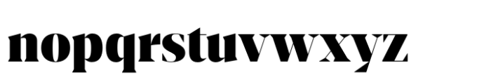 Striver Display Black Font LOWERCASE