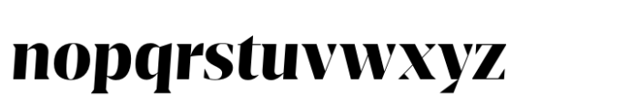 Striver Display Extra Bold Italic Font LOWERCASE