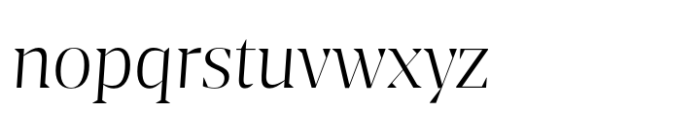 Striver Display Light Italic Font LOWERCASE