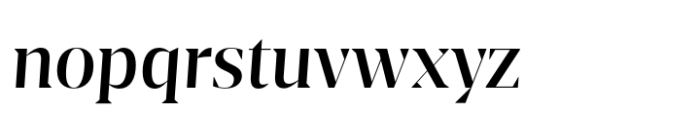 Striver Display Medium Italic Font LOWERCASE