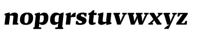 Striver Micro Black Italic Font LOWERCASE