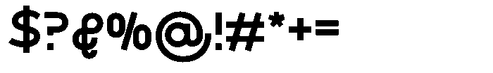 Stroc Bold Font OTHER CHARS