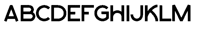 Stroc Bold Font UPPERCASE