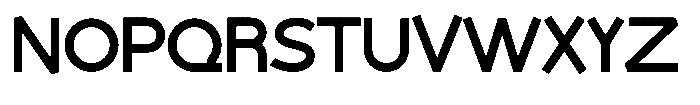 Stroc Bold Font UPPERCASE