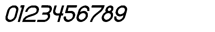 Stroc Demibold Italic Font OTHER CHARS