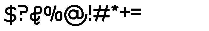 Stroc Demibold Font OTHER CHARS