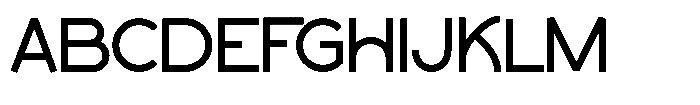 Stroc Demibold Font UPPERCASE