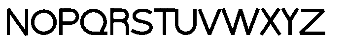 Stroc Demibold Font UPPERCASE