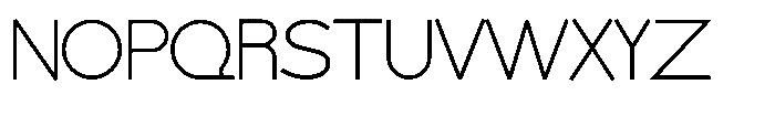 Stroc Regular Font UPPERCASE
