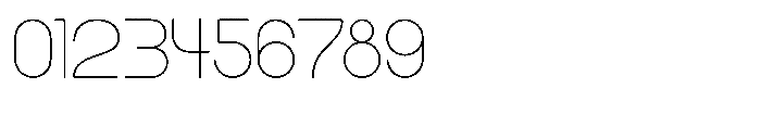 Stroc Thin Font OTHER CHARS