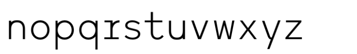 Stroig Light Font LOWERCASE
