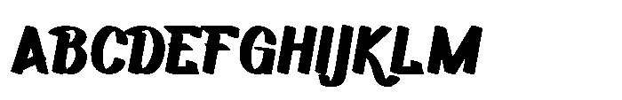 Strokelly Bold Font UPPERCASE