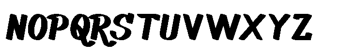 Strokelly Bold Font UPPERCASE