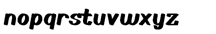 Strokelly Bold Font LOWERCASE