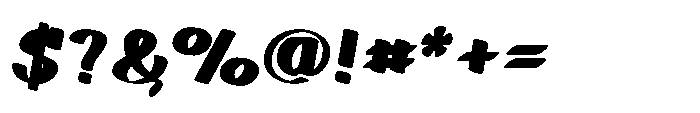 Strokelly Extra Bold Font OTHER CHARS