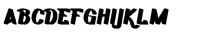 Strokelly Extra Bold Font UPPERCASE