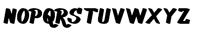 Strokelly Extra Bold Font UPPERCASE