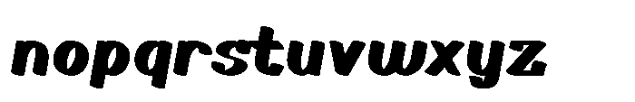 Strokelly Extra Bold Font LOWERCASE