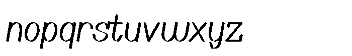 Strokelly Light Font LOWERCASE