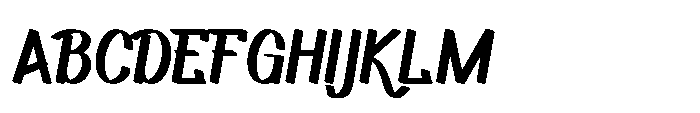 Strokelly Medium Font UPPERCASE