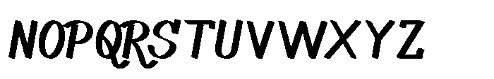 Strokelly Medium Font UPPERCASE