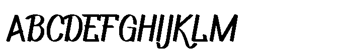 Strokelly Regular Font UPPERCASE