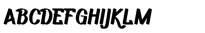Strokelly Semi Bold Font UPPERCASE