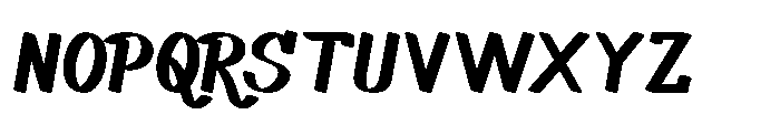 Strokelly Semi Bold Font UPPERCASE