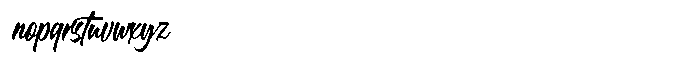 Strokia Font LOWERCASE
