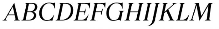 Stroma Italic Font UPPERCASE