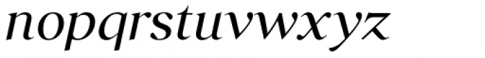 Stroma Italic Font LOWERCASE