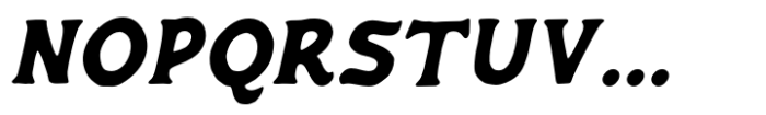Strong Beast Oblique Font UPPERCASE