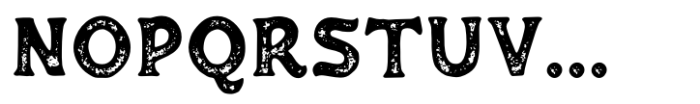 Strong Beast Stamp Font LOWERCASE