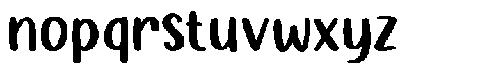 Strong Bridge Font LOWERCASE