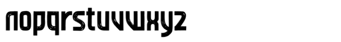 Strong Matrix Display Font LOWERCASE