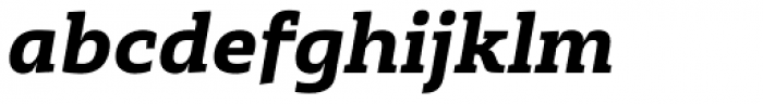 Stropha Bold Italic Font LOWERCASE