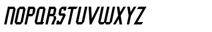 Structural Form JNL Oblique Font UPPERCASE