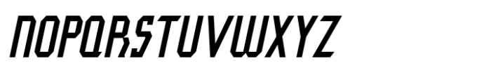 Structural Form JNL Oblique Font LOWERCASE