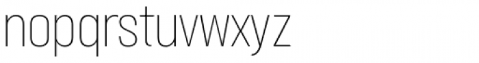 Struthio Ultralight Font LOWERCASE