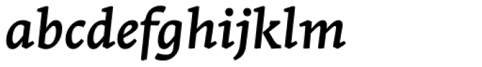 Stuart Pro Medium Italic Caption Font LOWERCASE