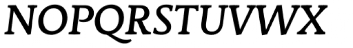 Stuart Pro Medium Italic Text Font UPPERCASE